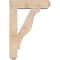 Ekena Millwork Funston Craftsman Smooth Bracket w/ Offset Brace, Douglas Fir, 5 1/2"W x 18"D x 26"H BKT0604X18X26FST04SDF - alternate 3